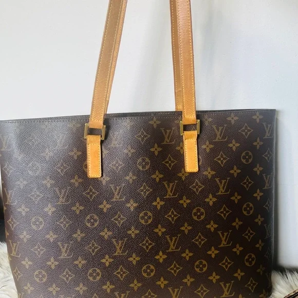 Louis Vuitton Brown and Tan Shopping Tote - Picture 3 of 16